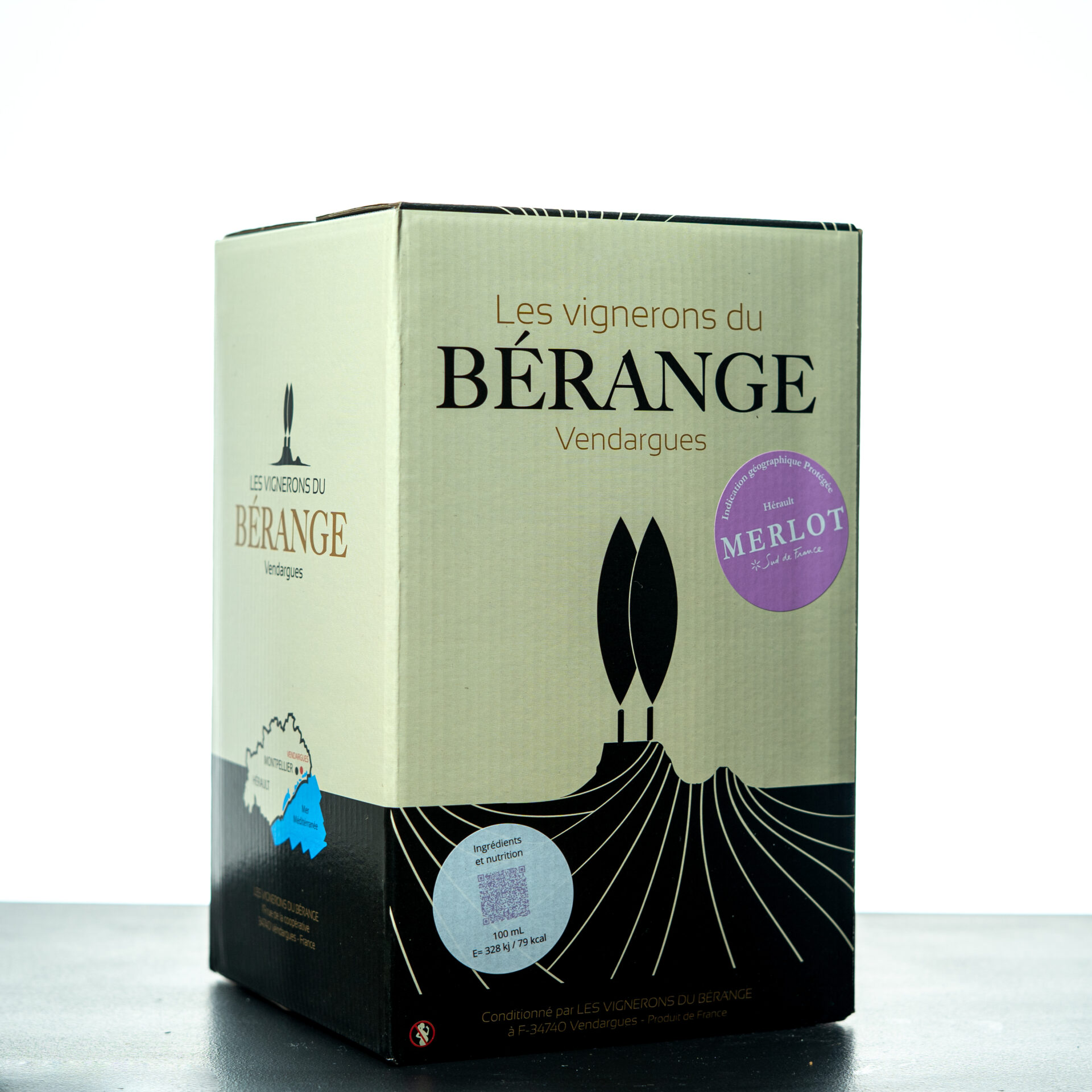 IGP Hérault Merlot BIB 5L